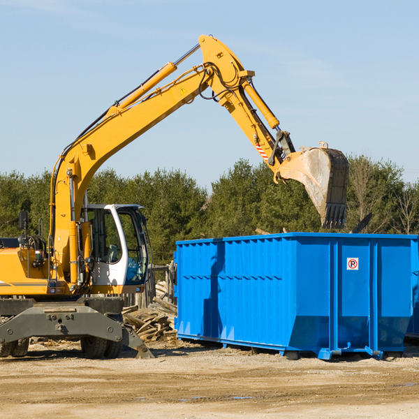 what size residential dumpster rentals are available in Hondah AZ